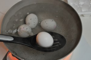 Eggs into Water