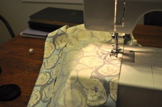 crib skirt sewing hem