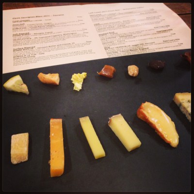 cheese with menu