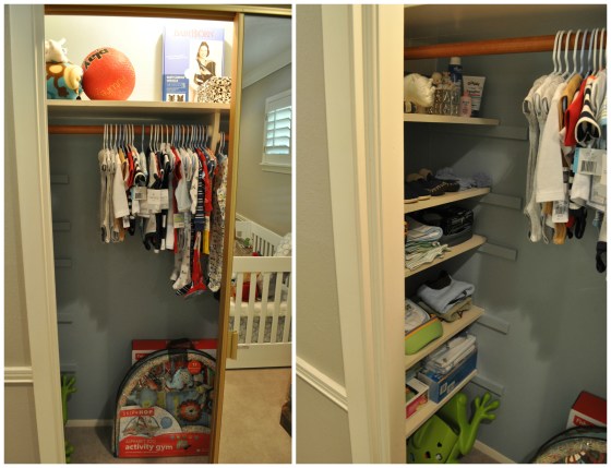 Nursery Closet Finished