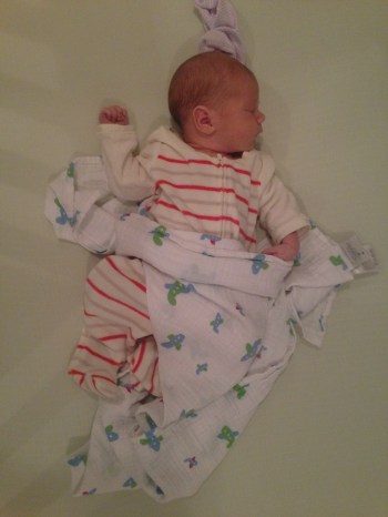 Jack unswaddled