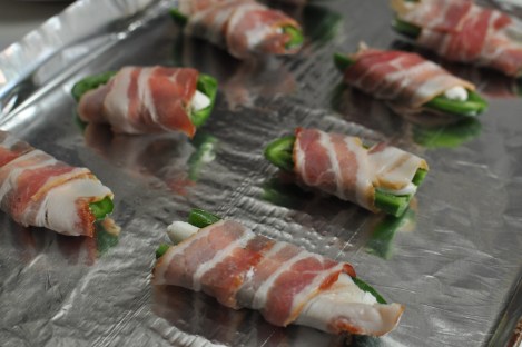 Wrapped on cooking sheet