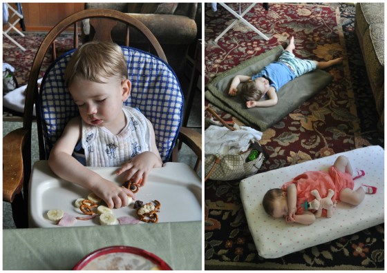 Sleeping Babies at the Farm